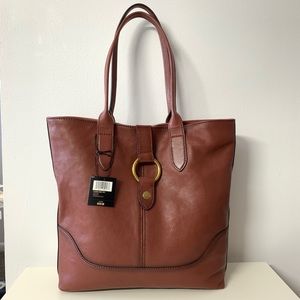 ❗️SOLD❗️Frye Leather Ring Tote